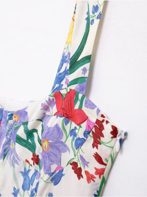 Love in bloom Suspender dress